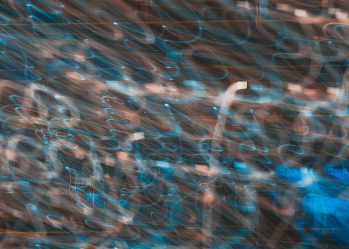 A vibrant, abstract image representing energy flow and well-being.